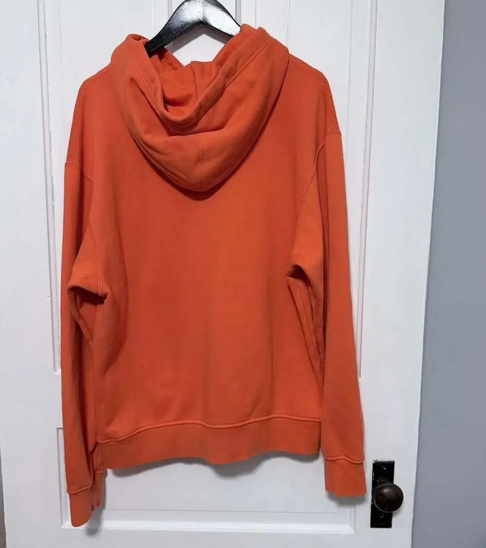 Jordan Jumpman Essentials Fleece Pullover Hoodie Orange Men's Medium
